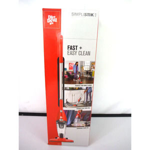 Dirt Devil SimpliStik Plus Stick Vacuum Cleaner Model SD22010 Red